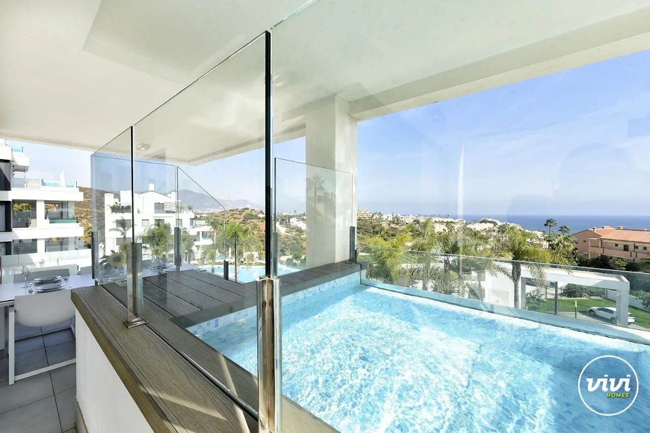 Vivi Homes - Olivera Pool, Sauna, Gym, Terrace & Sea View El Faro